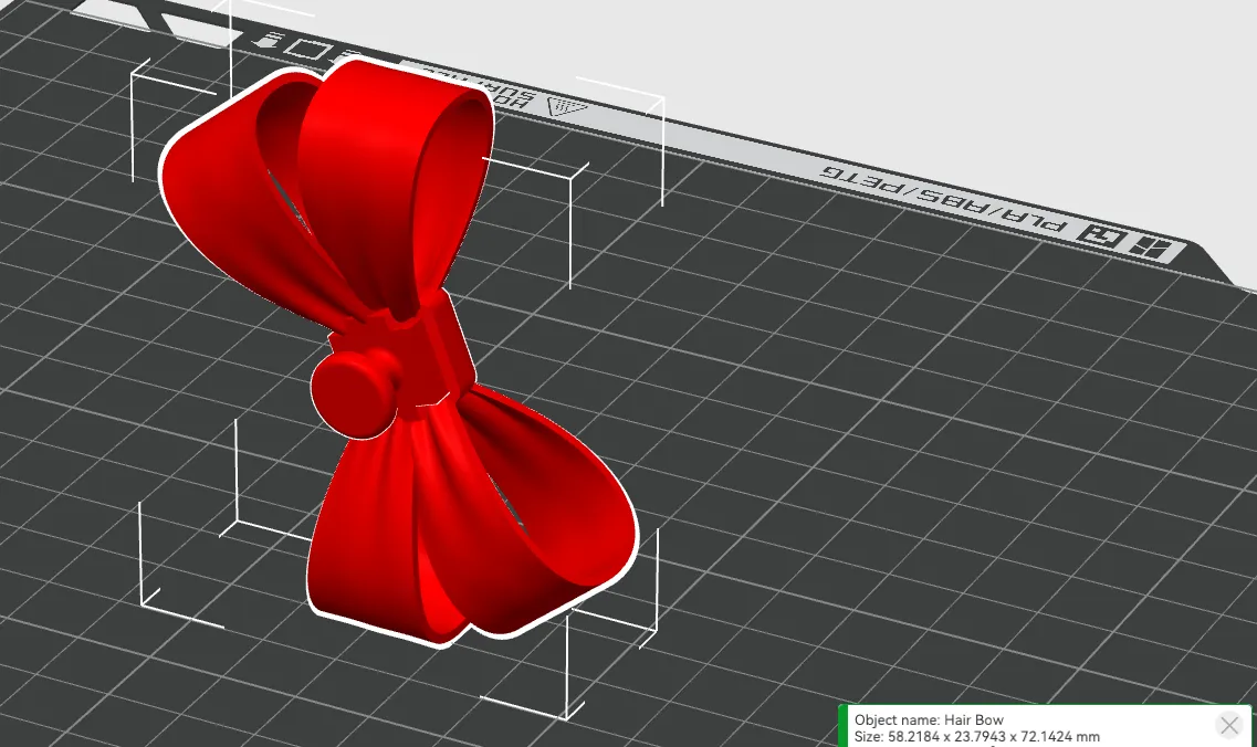 Móc Treo Giày Crocs Hình Nơ Tóc