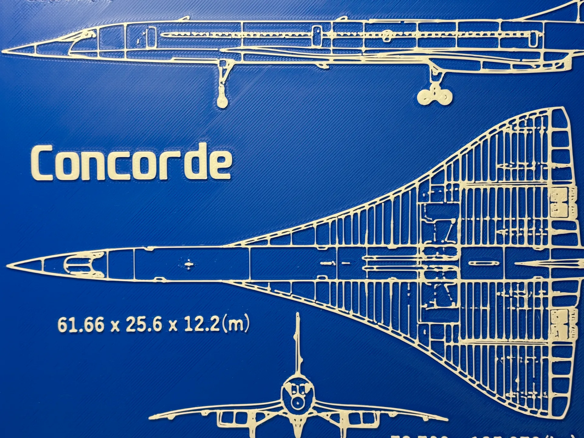Concorde - Bản vẽ kỹ thuật