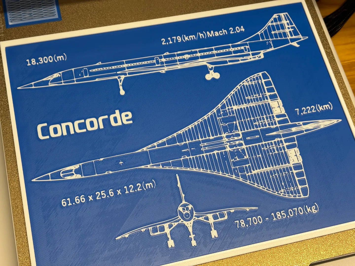 Concorde - Bản vẽ kỹ thuật