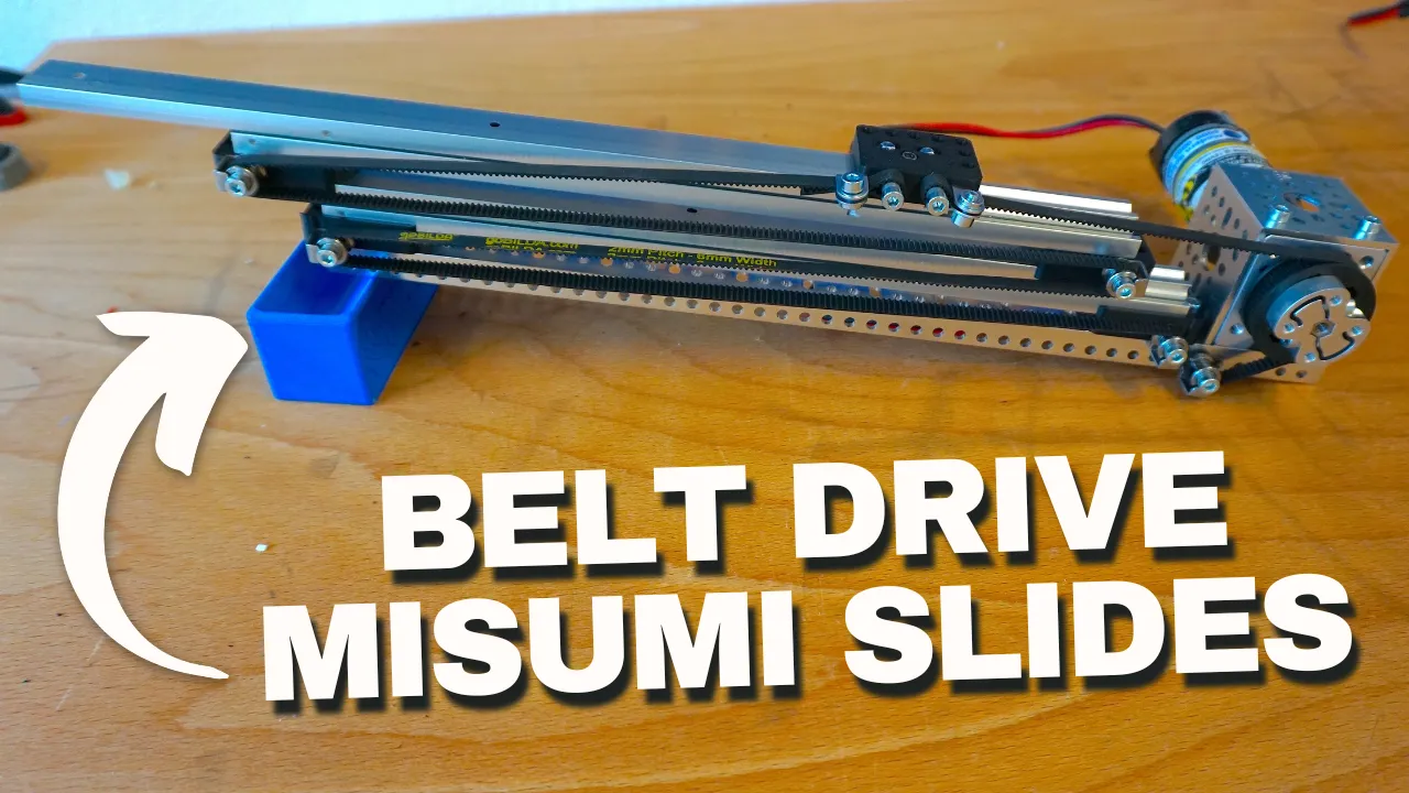 Chèn Ray Trượt Tuyến Tính Misumi cho SAR: (Dẫn động bằng Dây đai) FTC Robotics