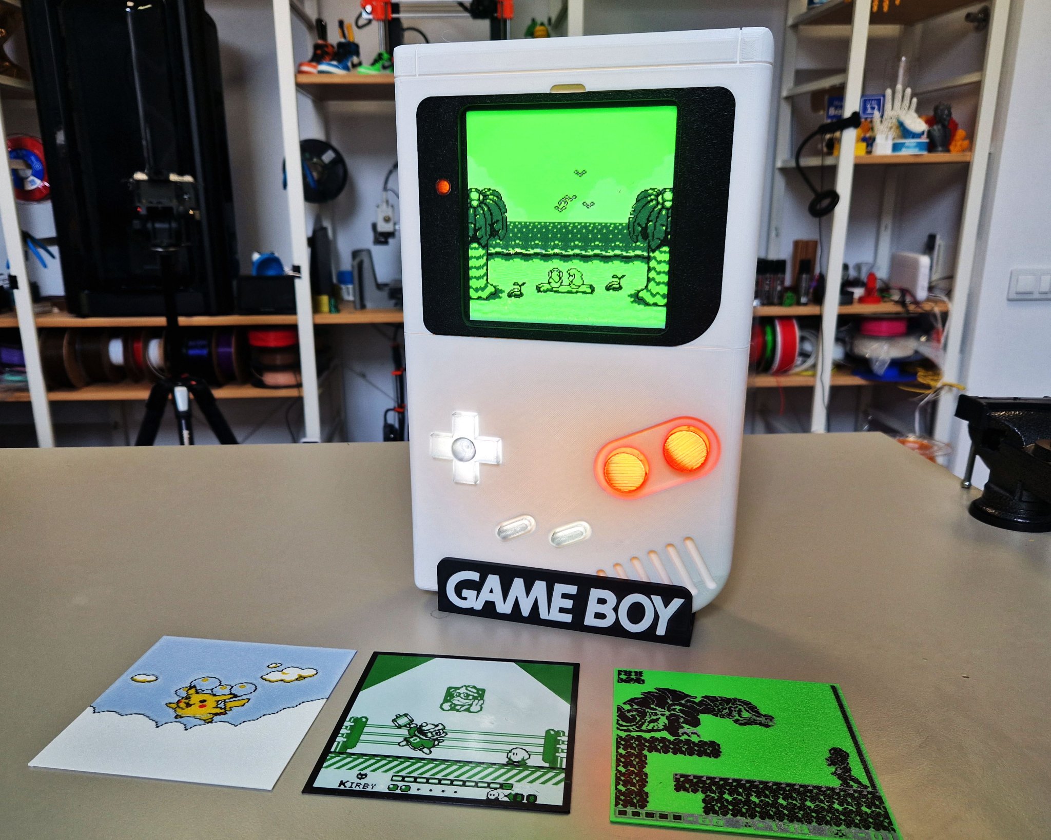 Đèn Gameboy Tự In 3D