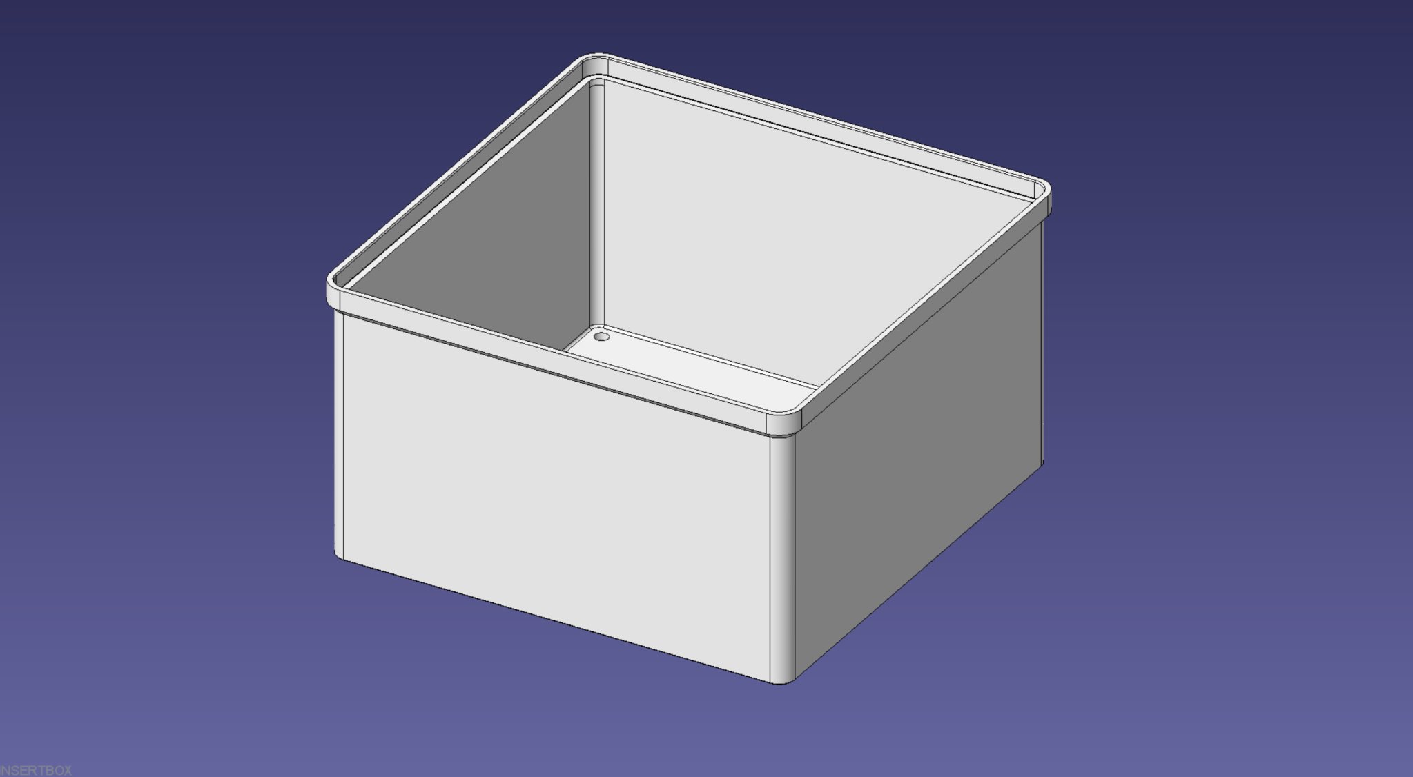 Hộp Insertbox Xếp Chồng 2x2 Đơn Vị, Cao Hết Cỡ, Lưới 1x1
