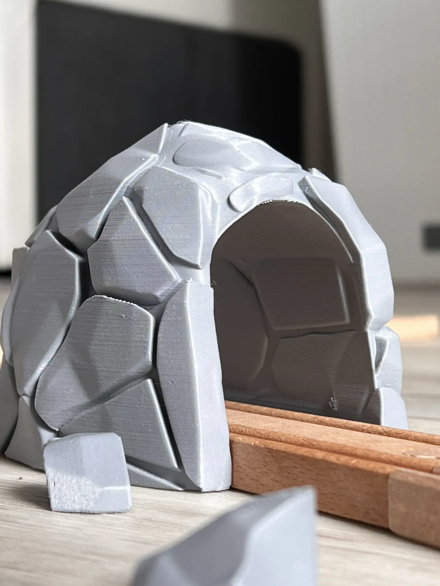 Đường Hầm Cho Xe Lửa Gỗ