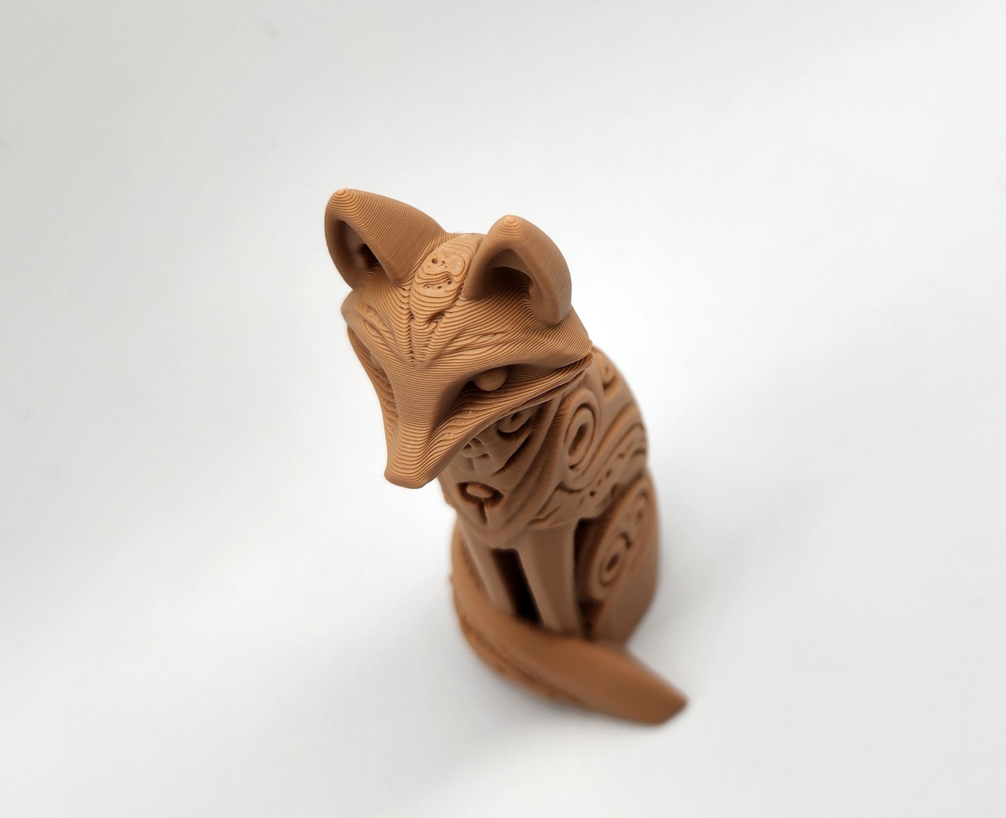 Tượng Cáo Chạm Khắc Gỗ