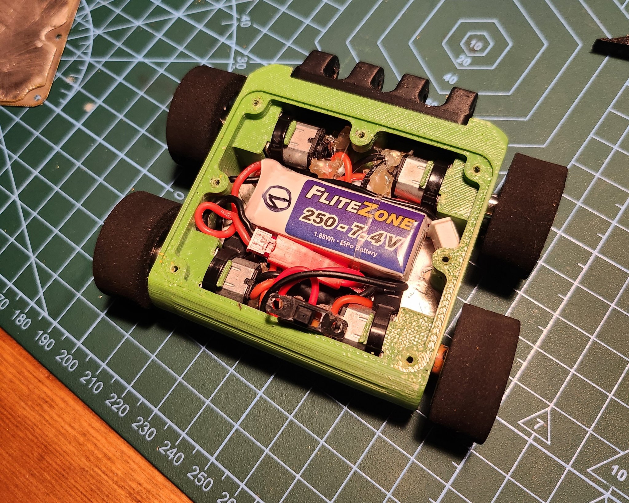 Robot Chiến Đấu 4WD 150g Antweight/Fairyweight