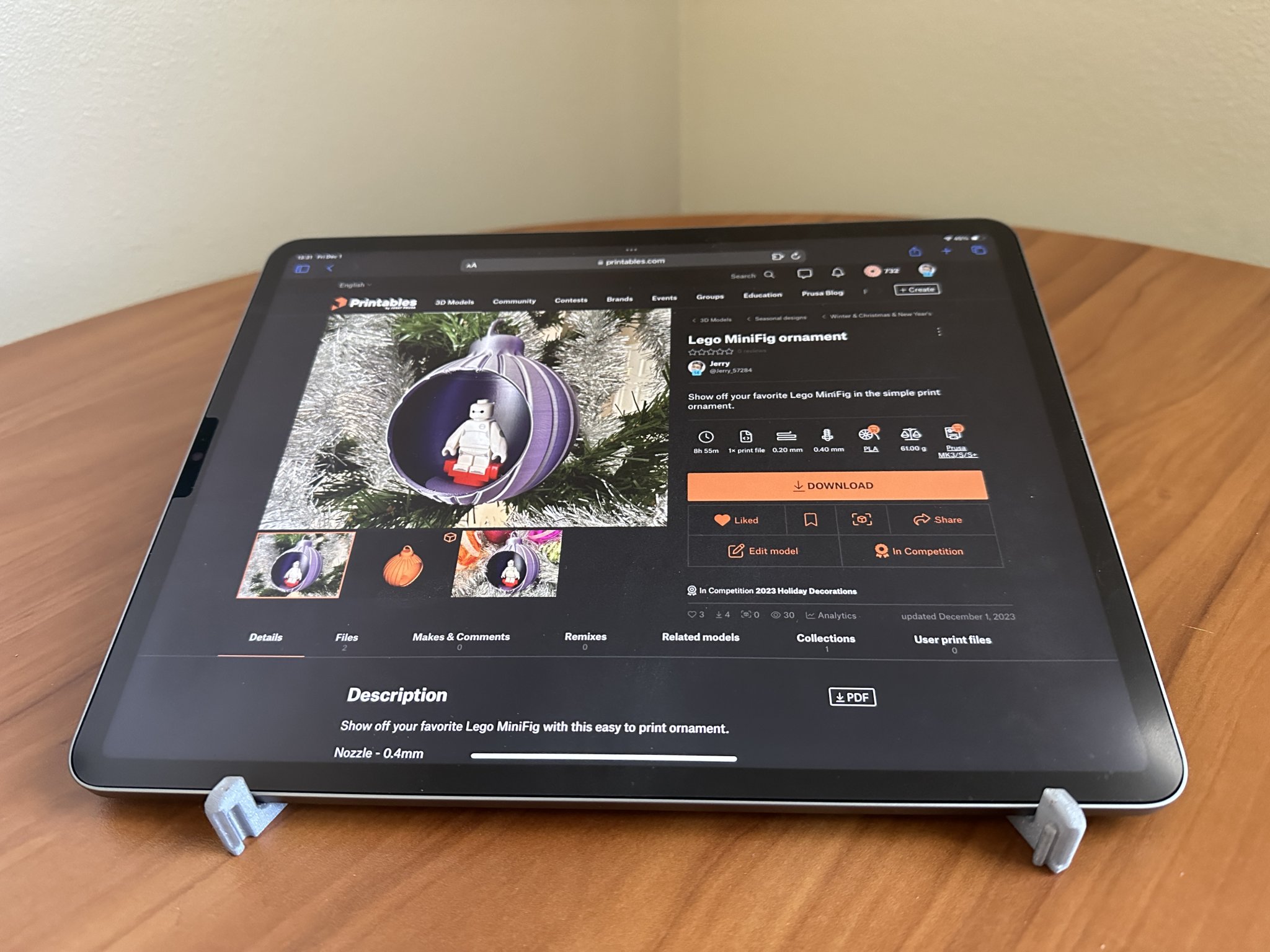 Giá Đỡ Gấp Gọn Đơn Giản Cho Sách, Laptop, Máy Tính Bảng... In-Place