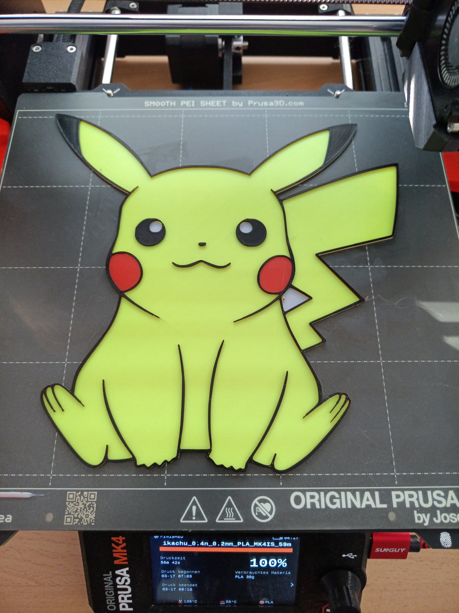 Đèn ngủ Pikachu nhiều màu sắc