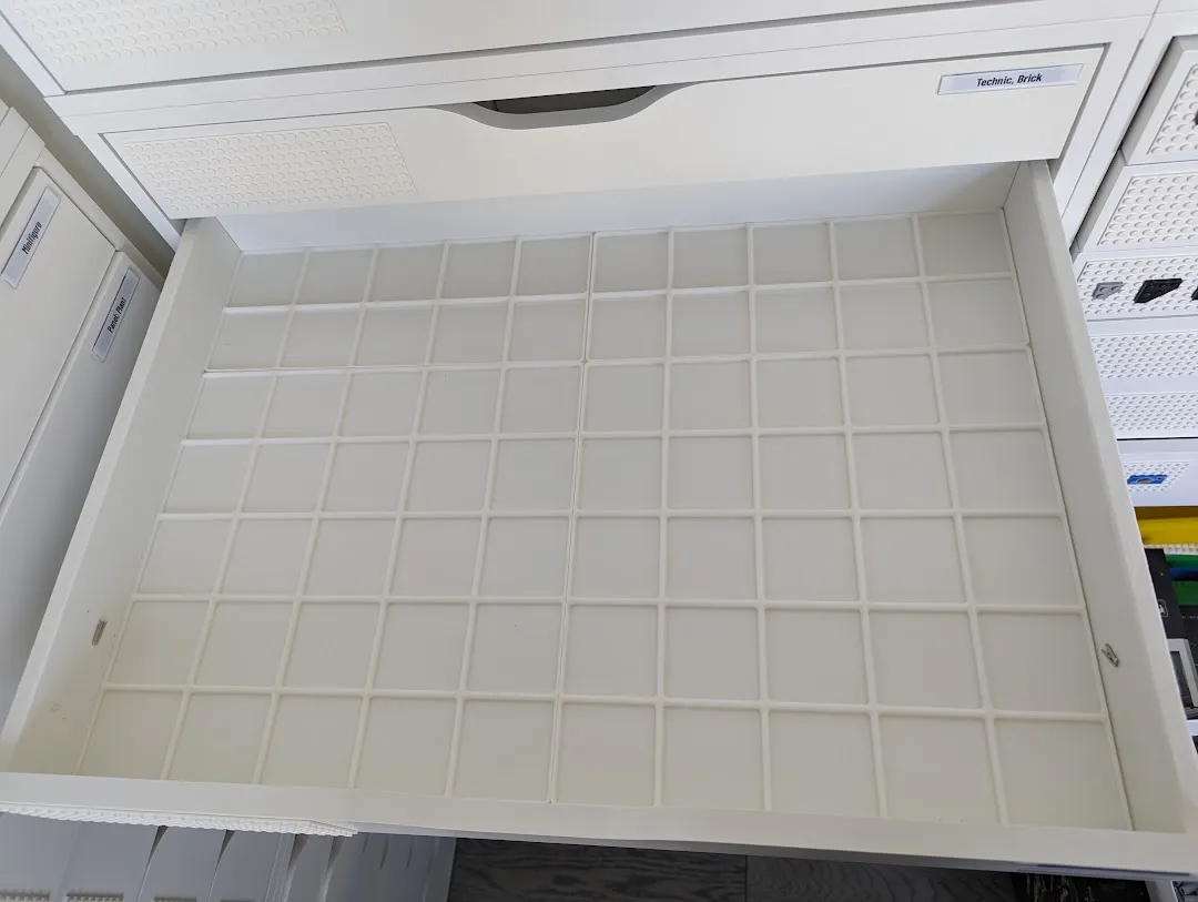 Khay lưu trữ LEGO Brickfinity cho ngăn kéo IKEA ALEX