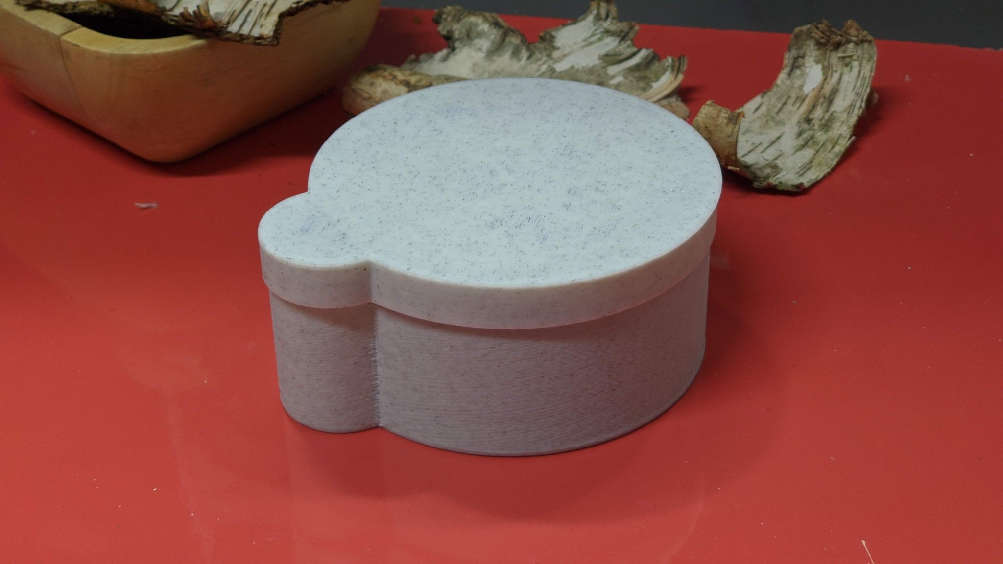 Hộp tròn và nắp cho đĩa đánh bóng 75mm