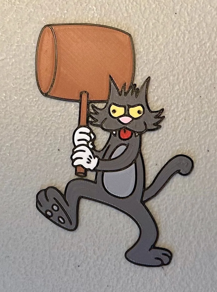 Nam châm Scratchy nhiều màu sắc 8 màu