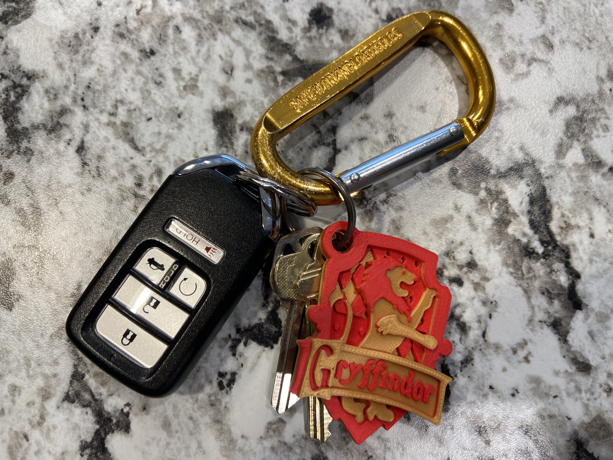 Chìa khóa hình biểu tượng các nhà Hogwarts