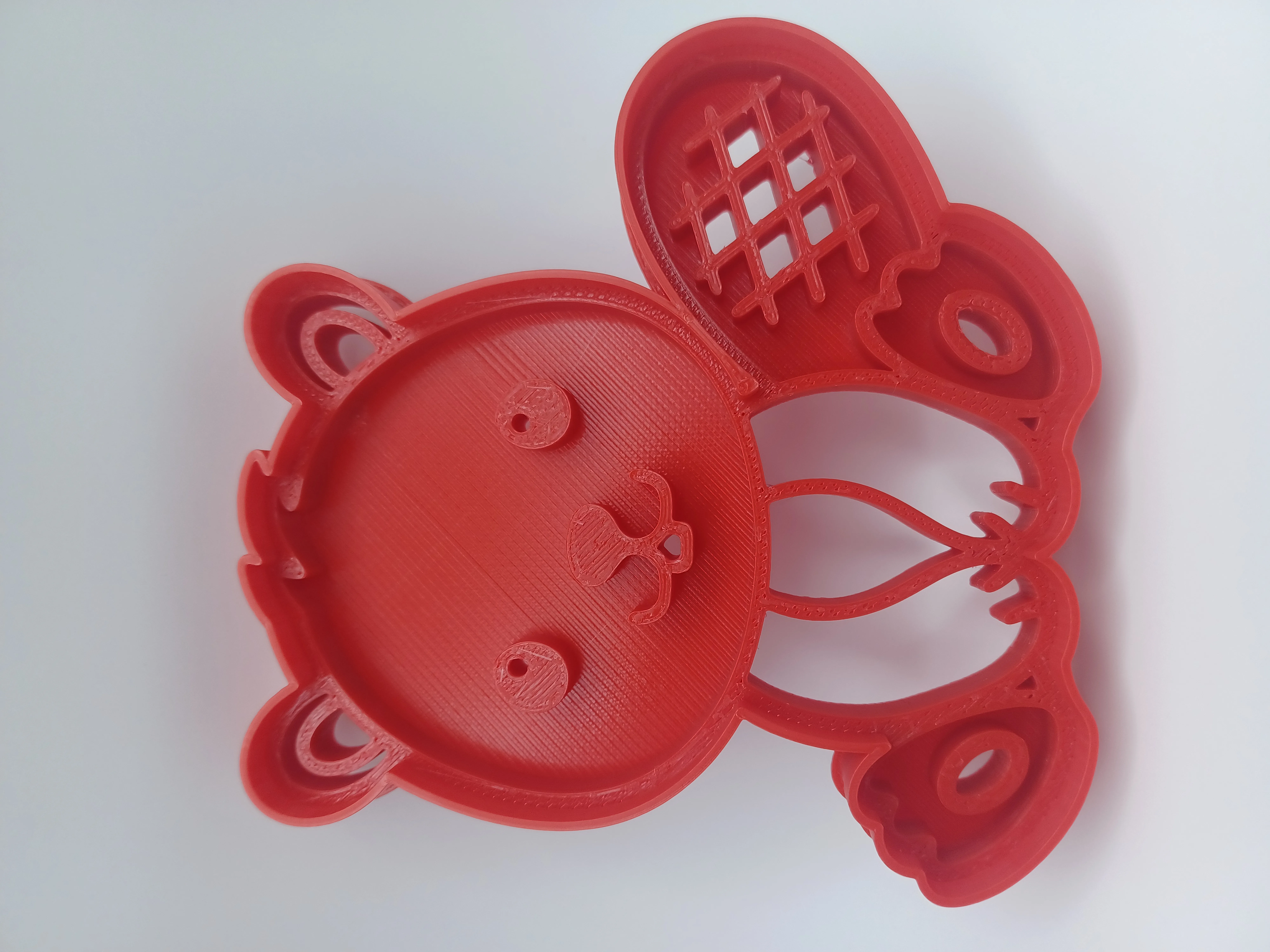 Khuôn bánh quy hình con hải ly cao 4 inch