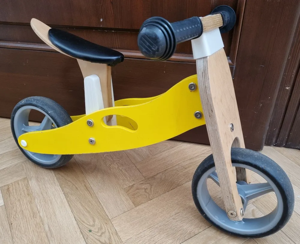 Mở rộng chiều cao cho xe đạp gỗ Nicko thêm 2 và 4cm