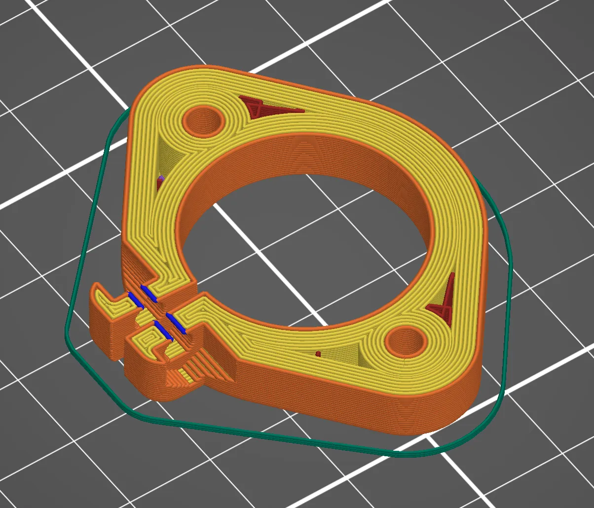 Kẹp thanh RepRack M3 cải tiến cho thanh thép