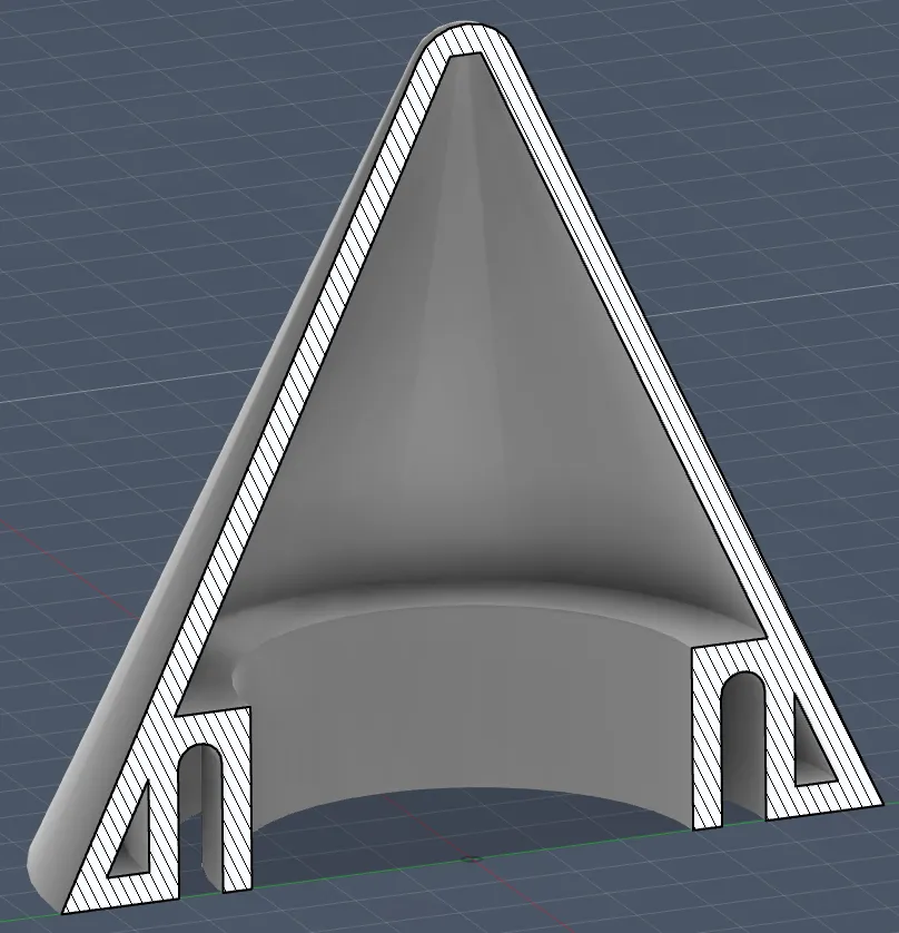 Mái che cho tháp hình trụ 40mm