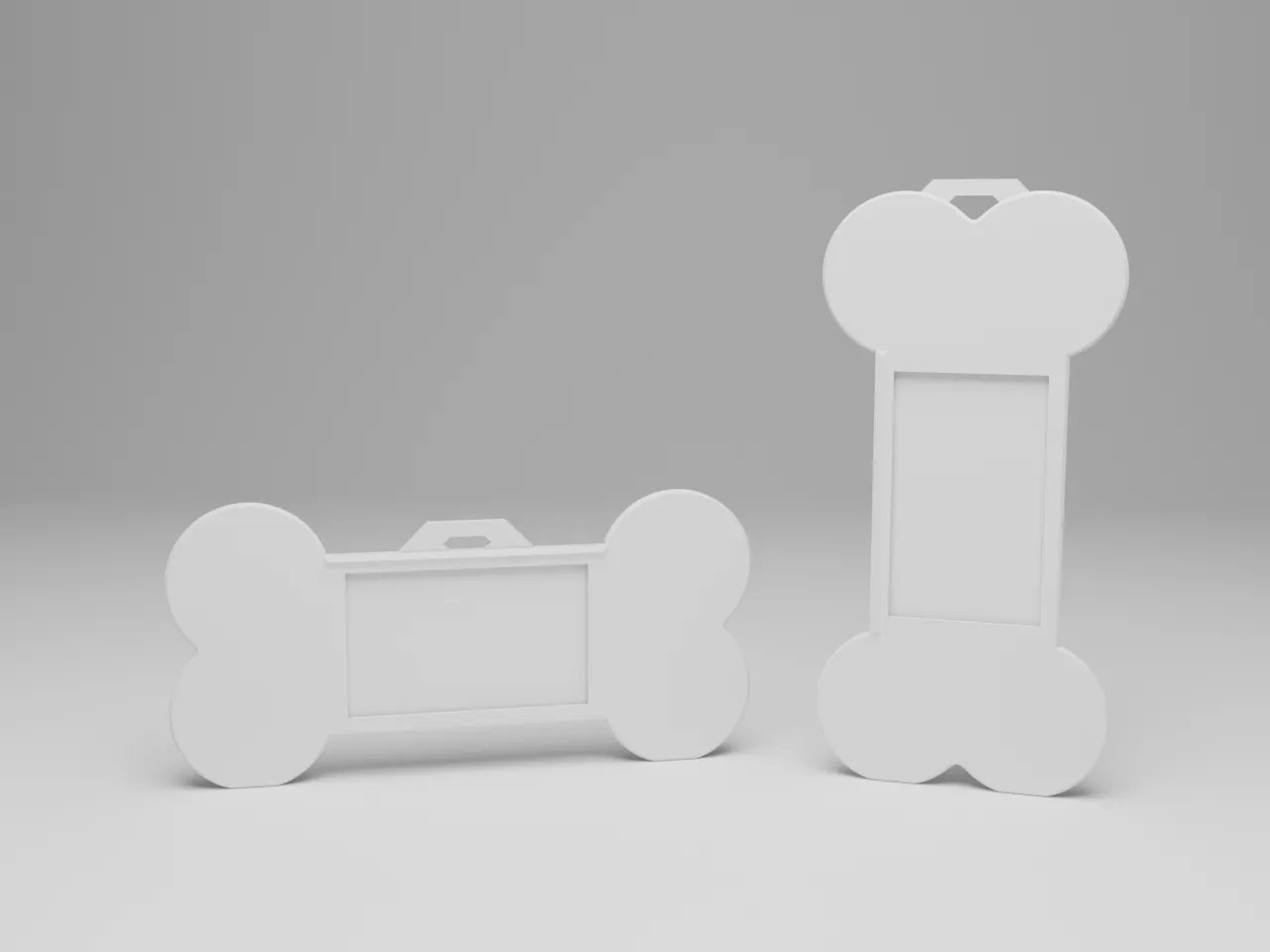 Giá đỡ thẻ ID hình xương chó vui nhộn