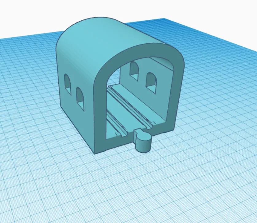 Tunel cho đường sắt Ikea in 3D đơn giản