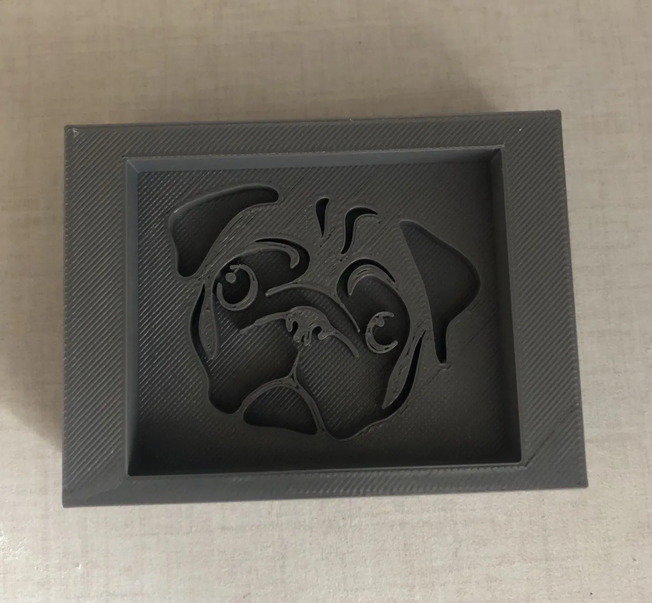 Khuôn bánh gừng hình chó pug dễ thương