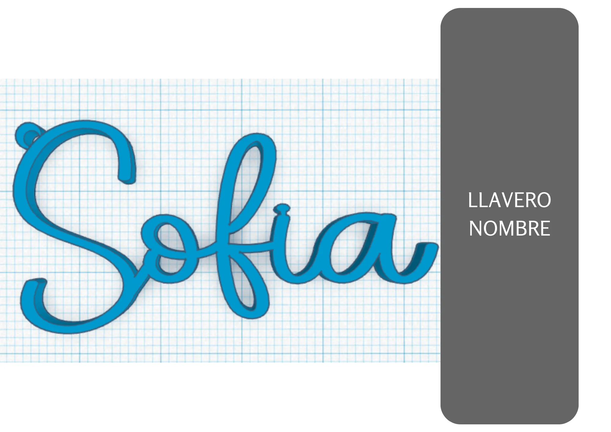 Llavero cá nhân hóa với tên độc đáo