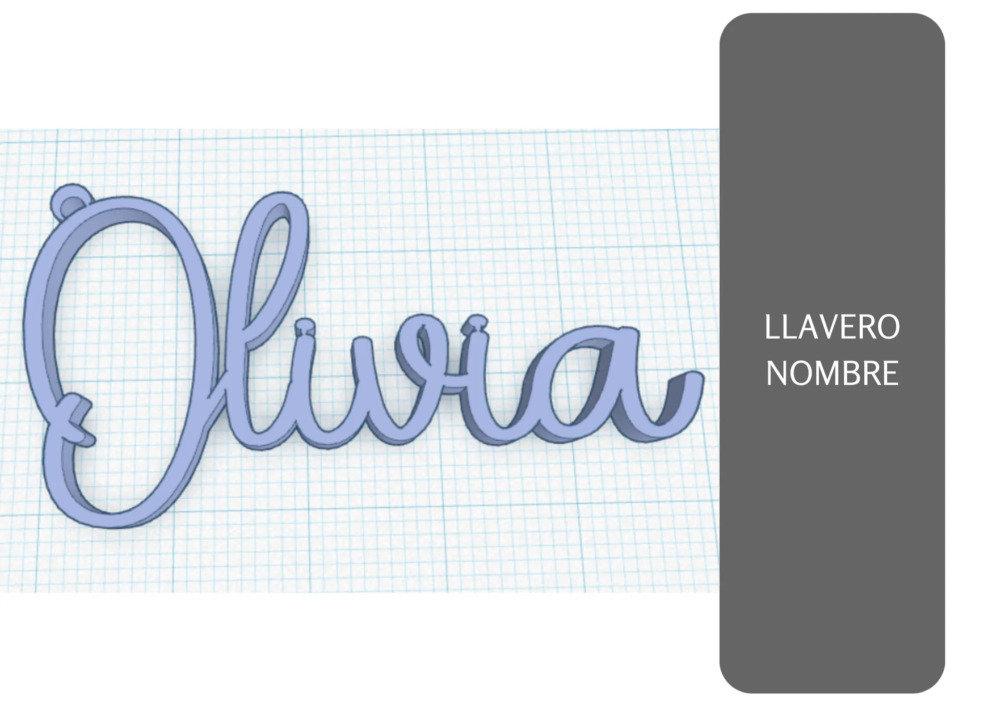 Llavero cá nhân hóa với tên độc đáo