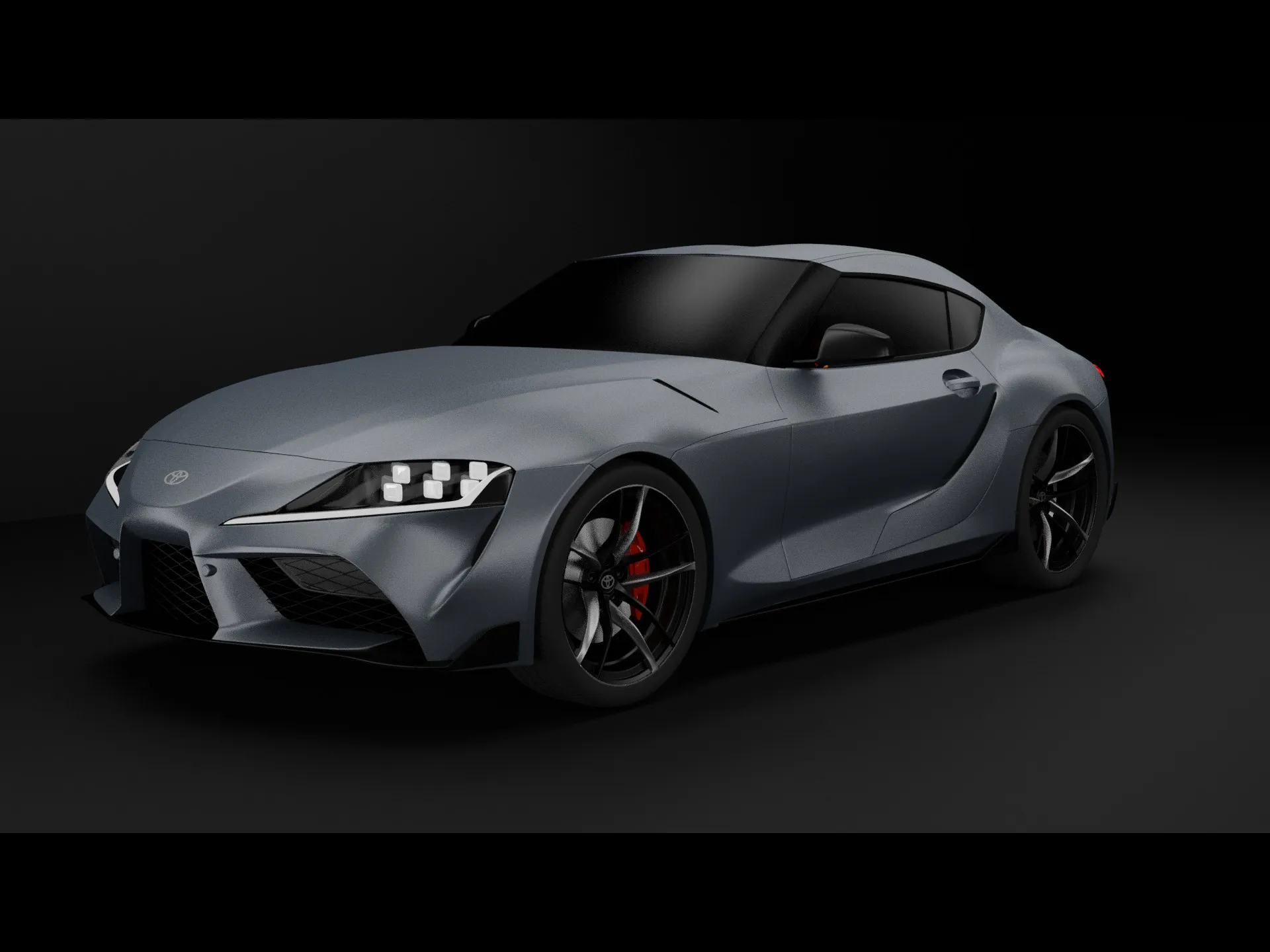 Mô hình xe thể thao Toyota Supra 2020 chi tiết cao