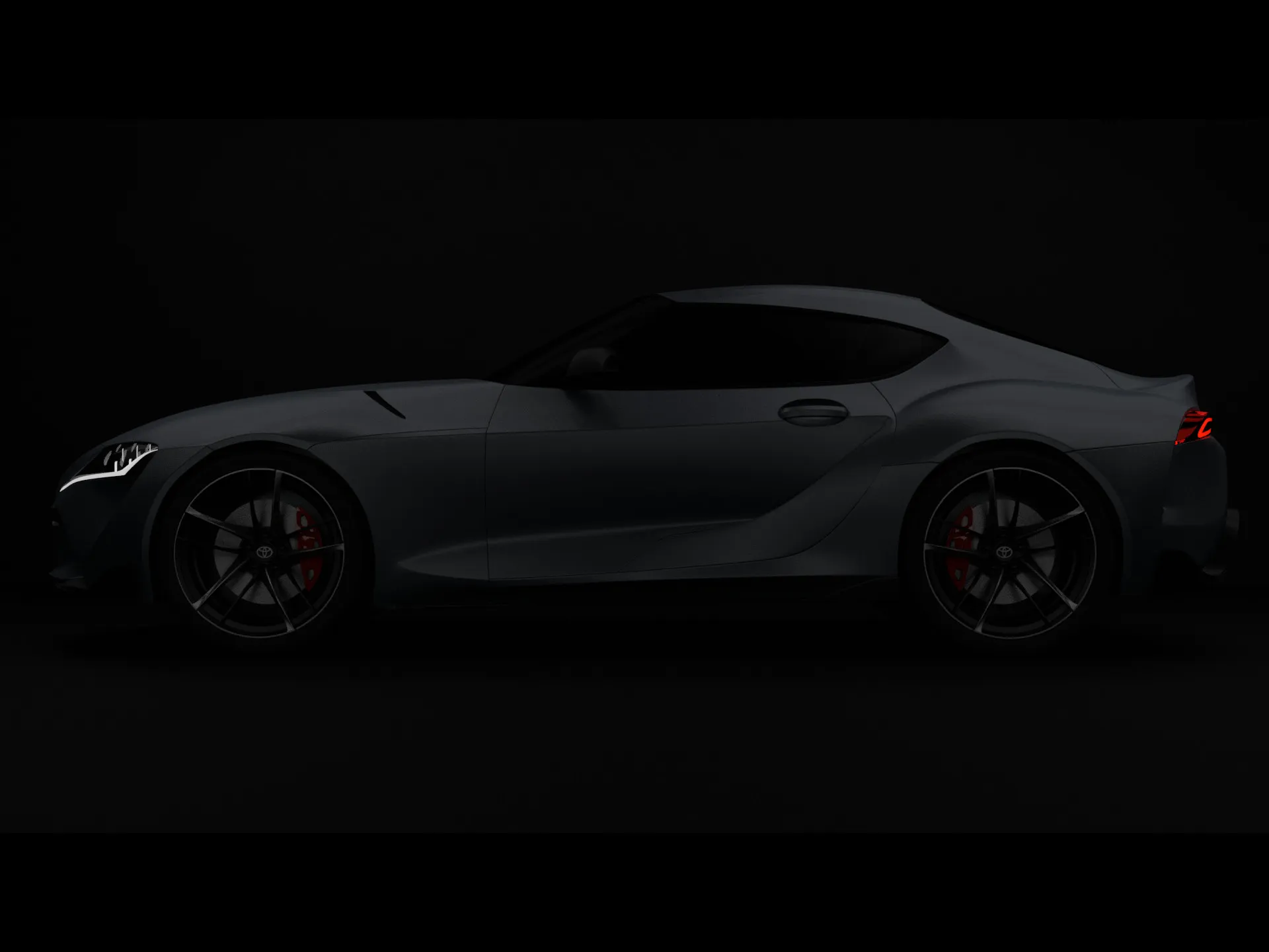 Mô hình xe thể thao Toyota Supra 2020 chi tiết cao