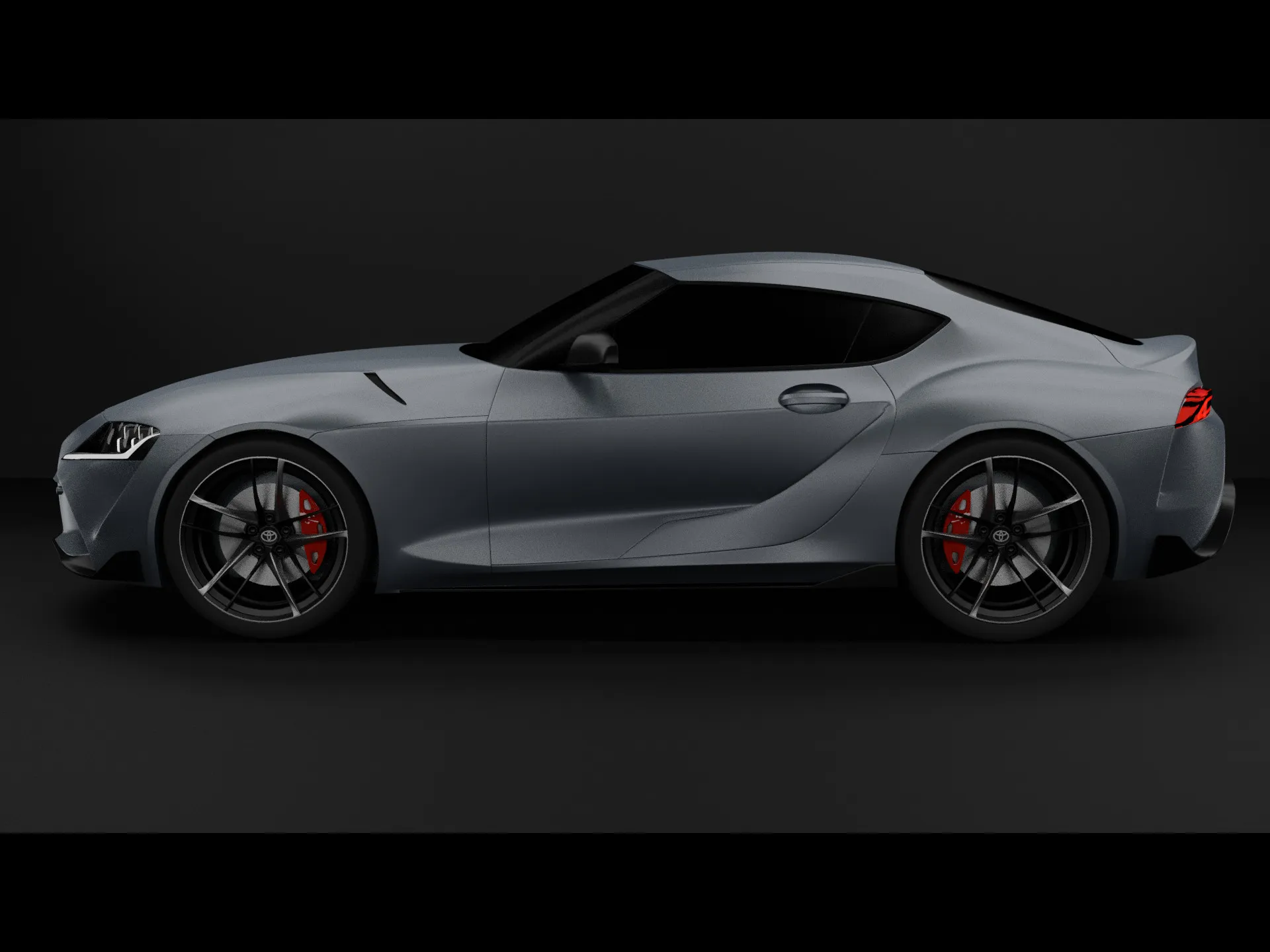 Mô hình xe thể thao Toyota Supra 2020 chi tiết cao