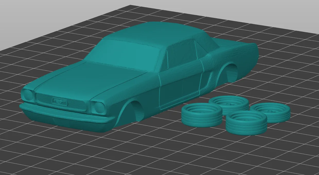 Mustang 1966 in 1 mảnh dễ in