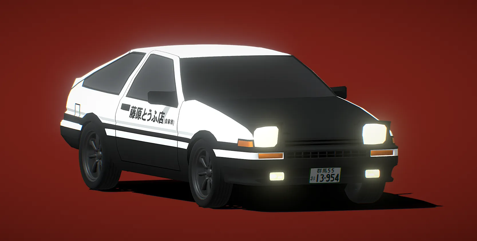 Toyota Corolla AE86 Trueno nổi tiếng trong Initial D