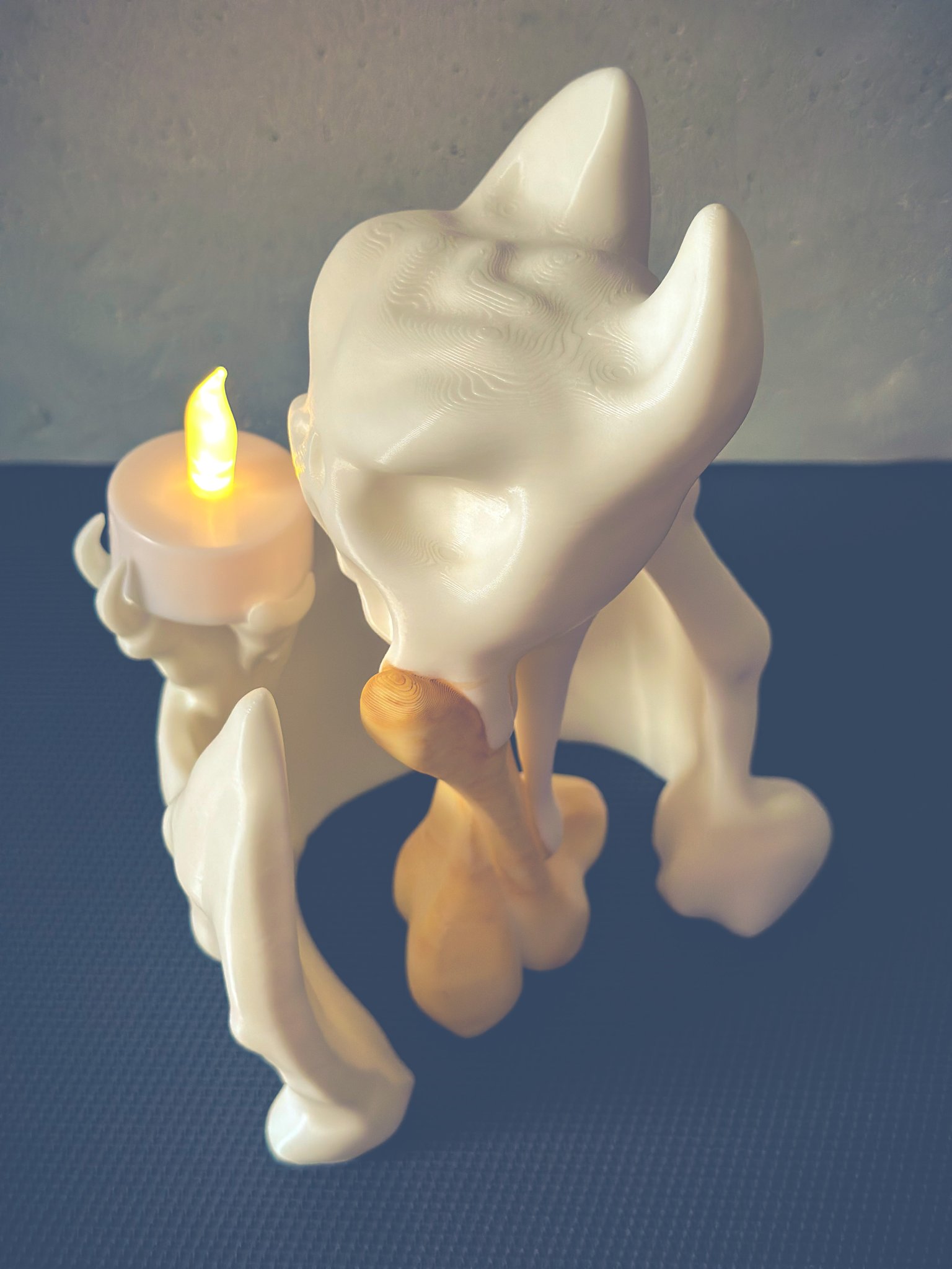 Giá đỡ nến hình dơi cho đèn tealight điện