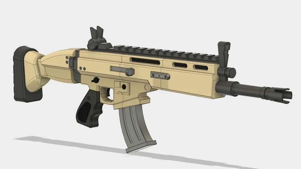 SCAR trong Fortnite - Vũ khí biểu tượng của game bắn súng sinh tồn