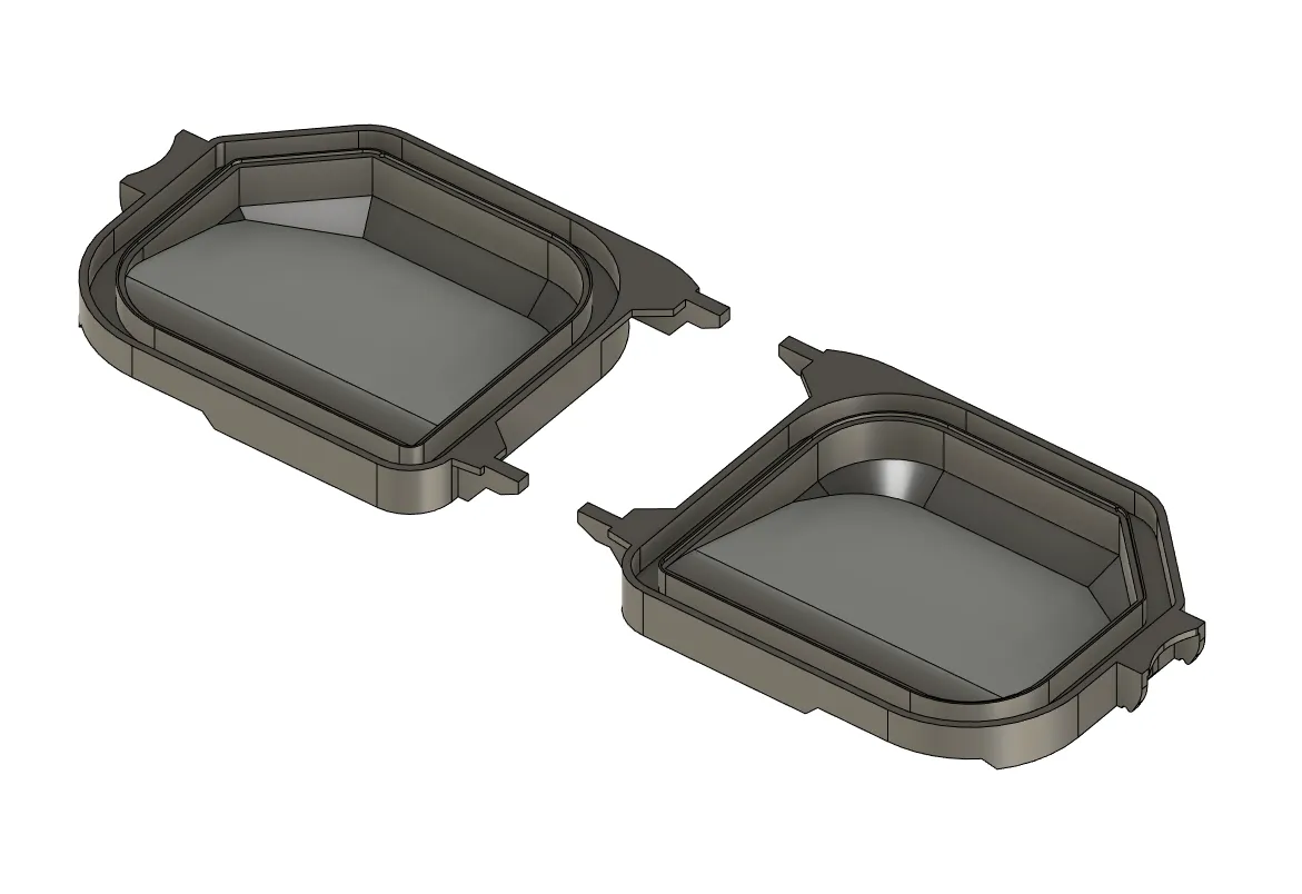 Nắp đậy đèn pha Audi A4 B6 (không Bi-xenon)