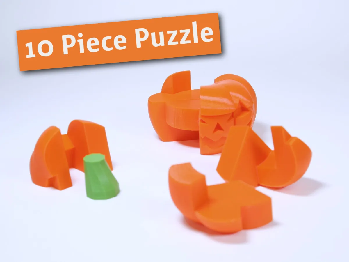 Bánh bí ngô ghép hình dễ thương để trưng bày