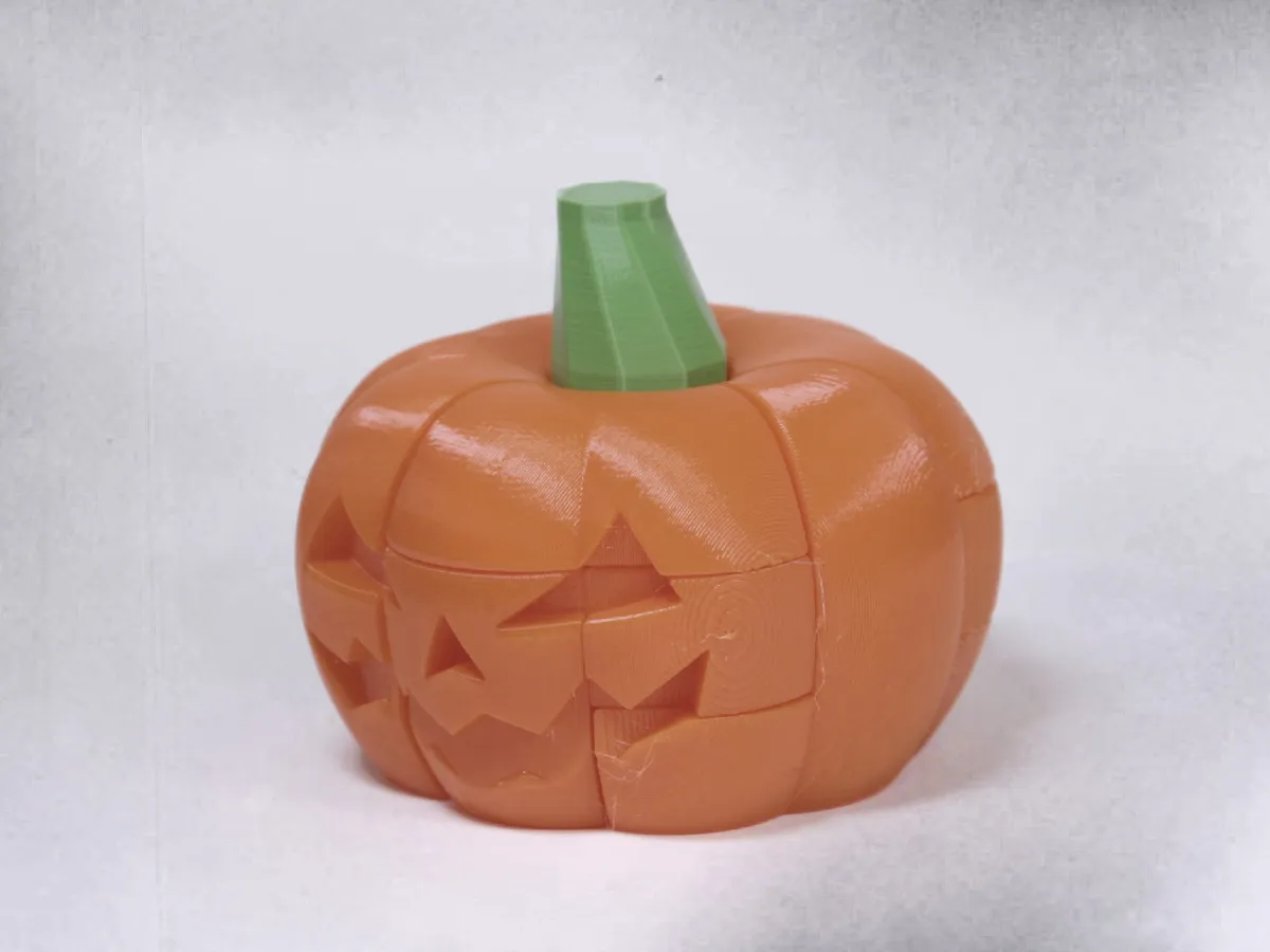 Bánh bí ngô ghép hình dễ thương để trưng bày