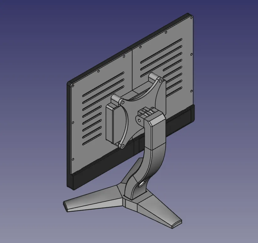 Vỏ màn hình TFT 10.1" với giá đỡ cho máy tính bảng cũ