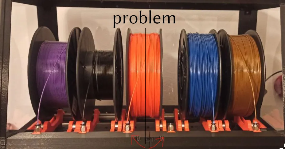 Bộ chuyển đổi cuộn PTFE từ 6 xuống 5 cho Prusa Drybox