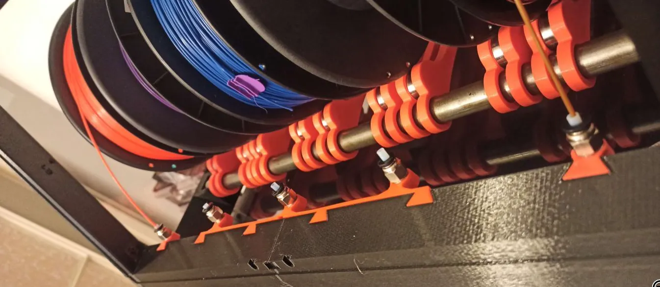 Bộ chuyển đổi cuộn PTFE từ 6 xuống 5 cho Prusa Drybox