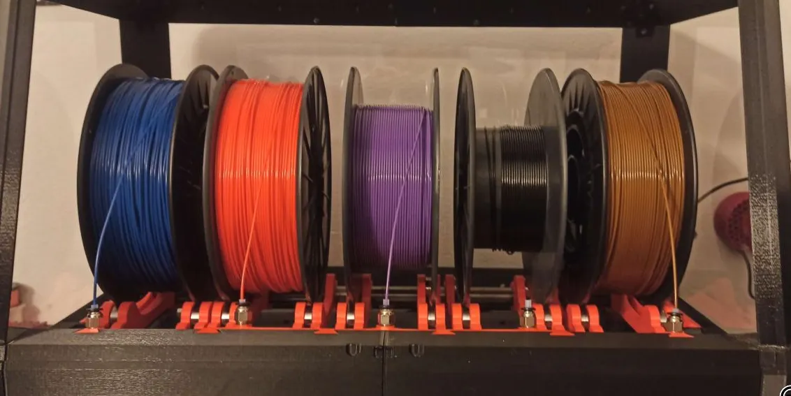 Bộ chuyển đổi cuộn PTFE từ 6 xuống 5 cho Prusa Drybox