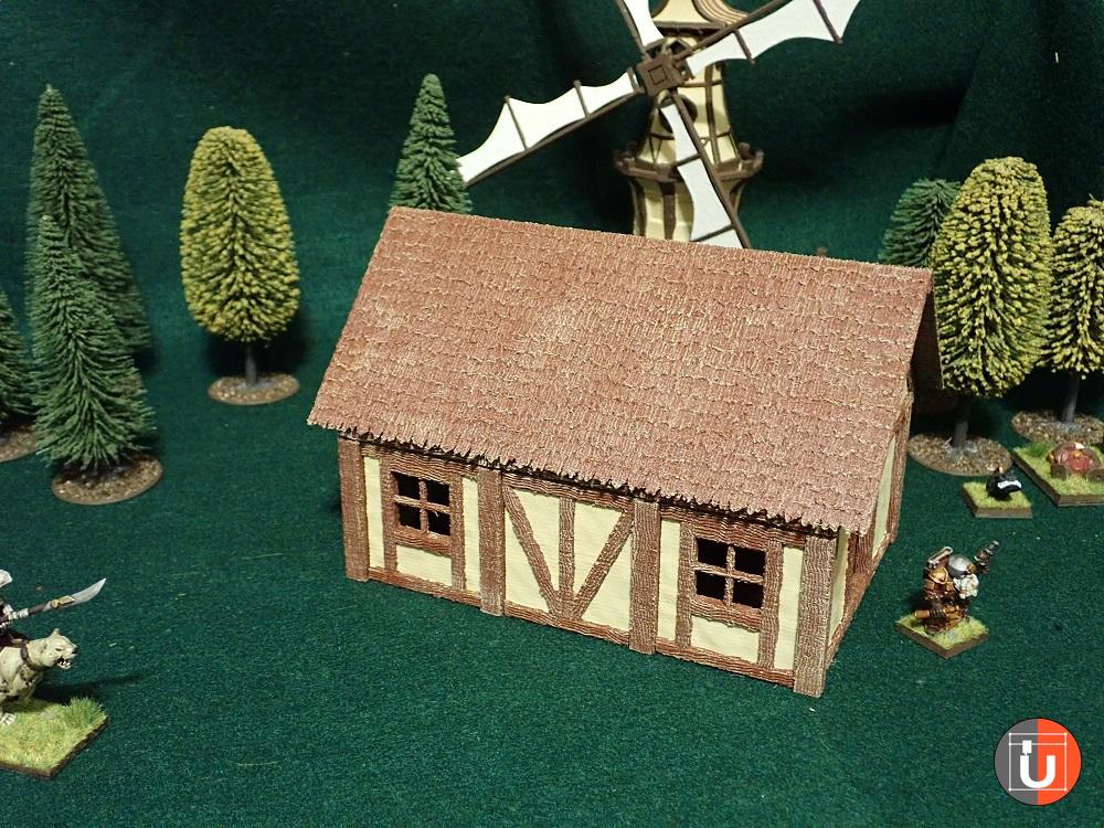 Nhà gỗ giả tưởng cho làng medieval trong RPG