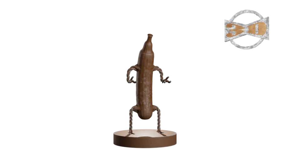 Dưa chuột hoạt hình cho trò chơi bàn tay