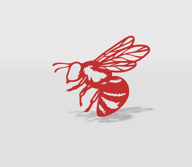 Trang trí tường với chú ong dễ thương