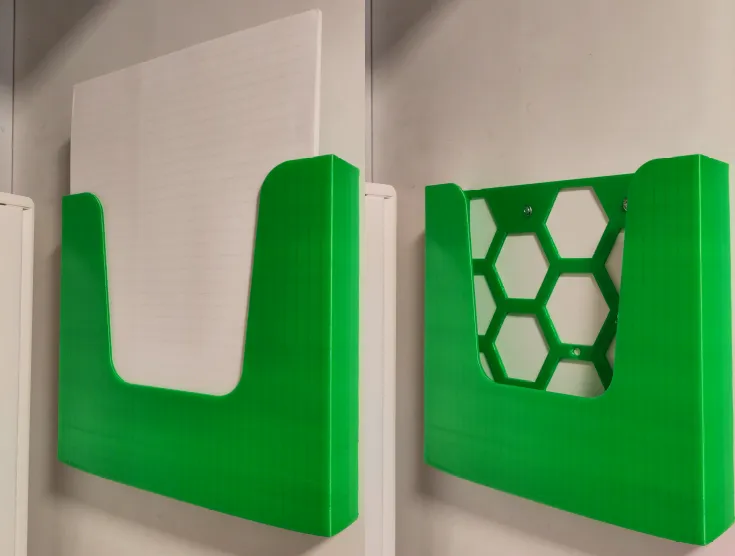 Giá đỡ giấy DIN A4 chắc chắn - phiên bản ít filament