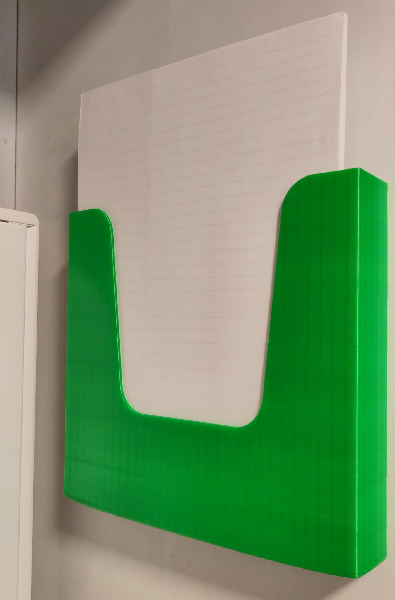 Giá đỡ giấy DIN A4 chắc chắn - phiên bản ít filament