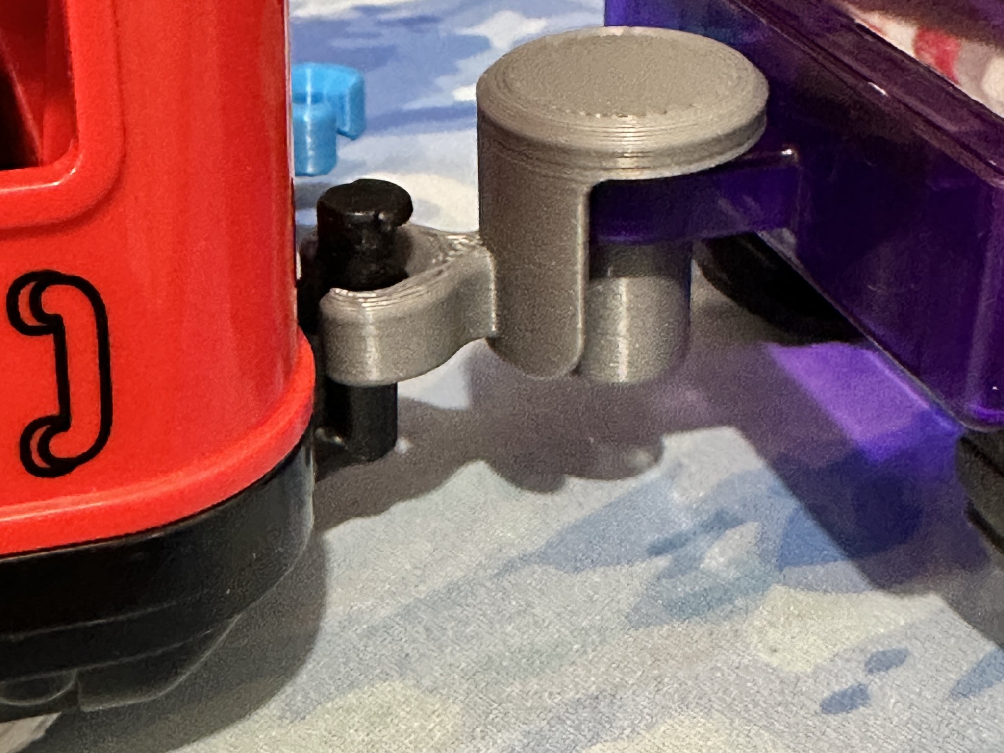 Coupler kết nối xe lửa Duplo với vòng kéo Connetix