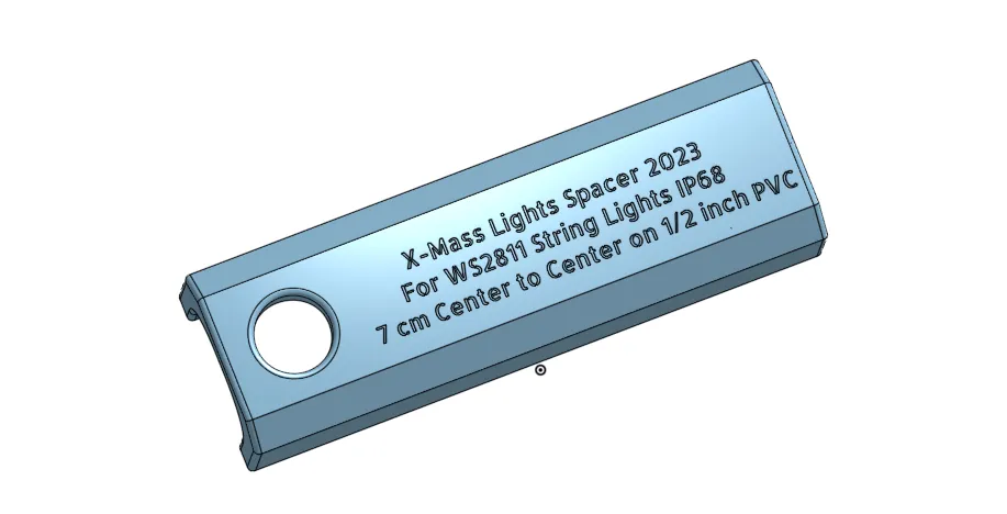 Giá đỡ khoảng cách cho dây đèn LED WS2811 trên jig PVC 1/2 inch