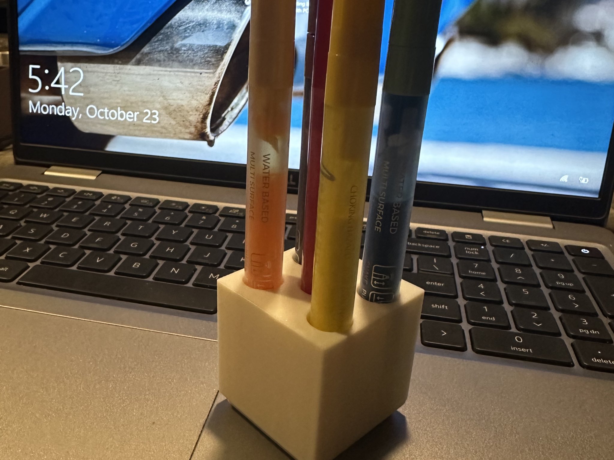 Giá đỡ bút vẽ 1x1 Gridfinity cho tổ chức dụng cụ vẽ