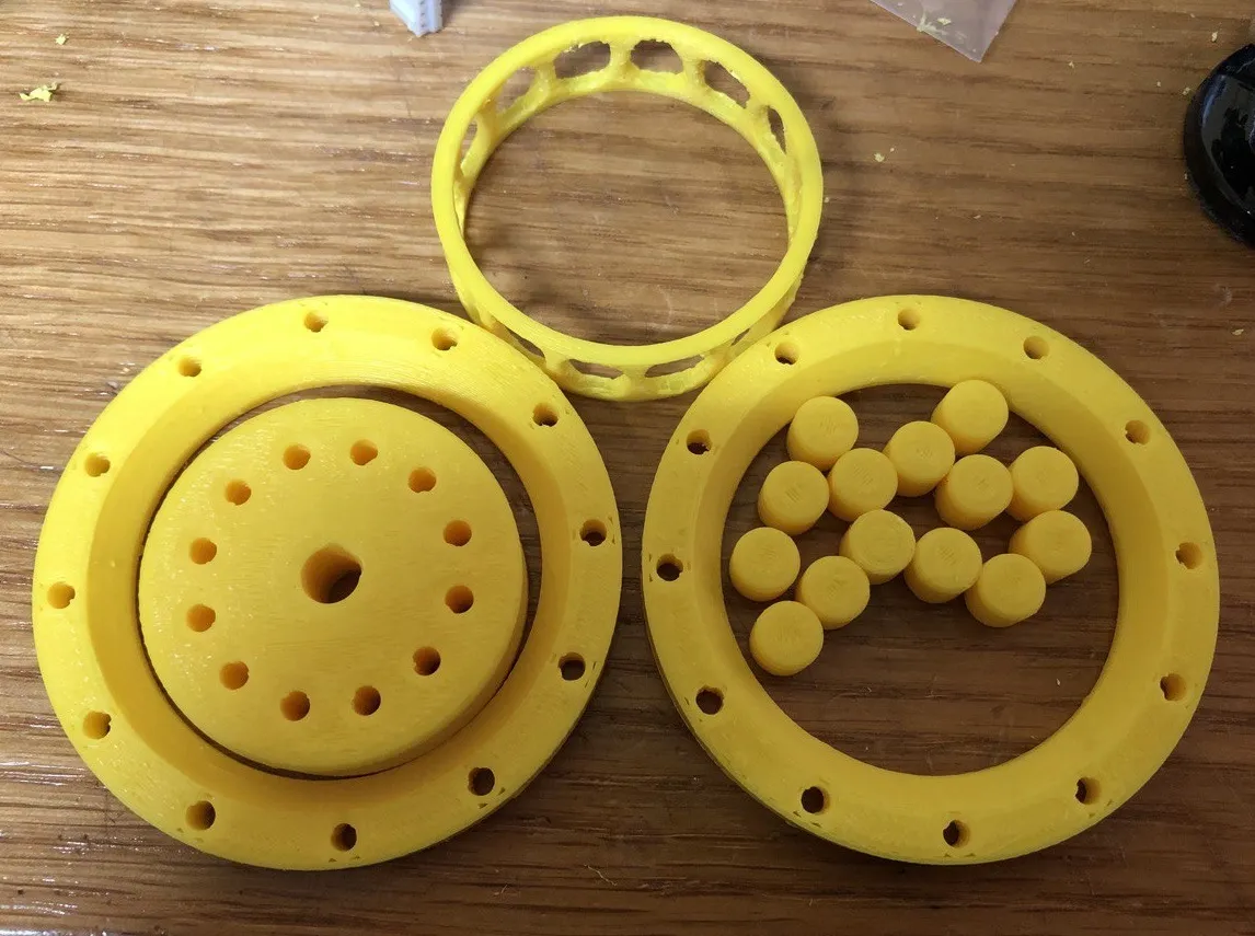 Vòng bi nghiêng với con lăn hình trụ chéo và tham số linh hoạt