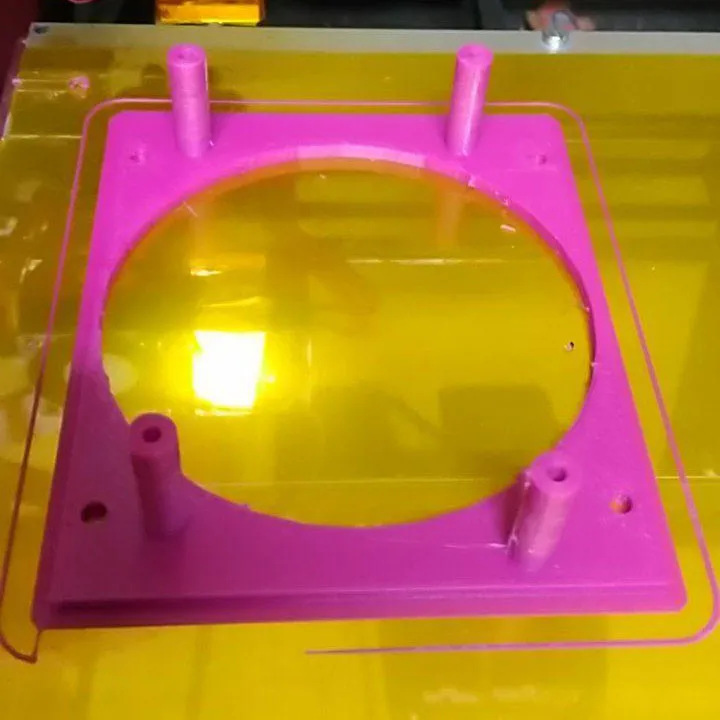 Giá đỡ quạt 80mm cho điện tử RADDS