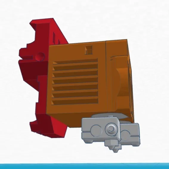 Giá đỡ đầu nóng kép E3D V6 cho máy in P3Steel