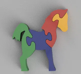 Mô Hình Ngựa Xếp Hình Sở Thú Trong Mơ